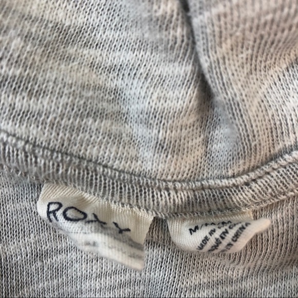 Roxy Hoodie Grey Size Medium - Picture 3 of 4